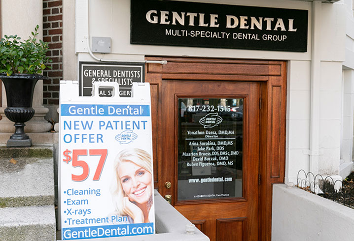 Gentle Dental Brookline New Patient Offer Signage