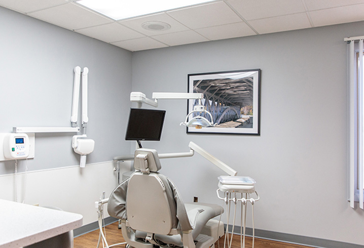 Gentle Dental Concord’s dental care treatment room