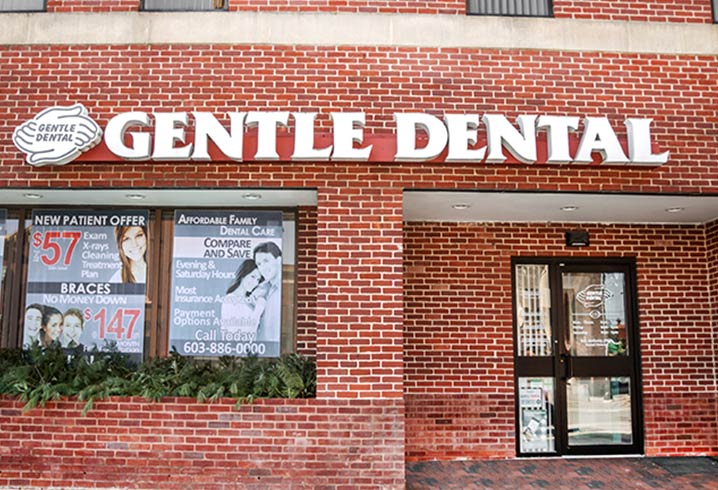 Gentle Dental Nashua Entrance Building