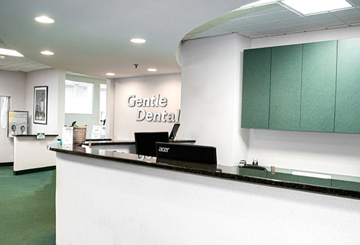 Gentle Dental Nashua office reception Area