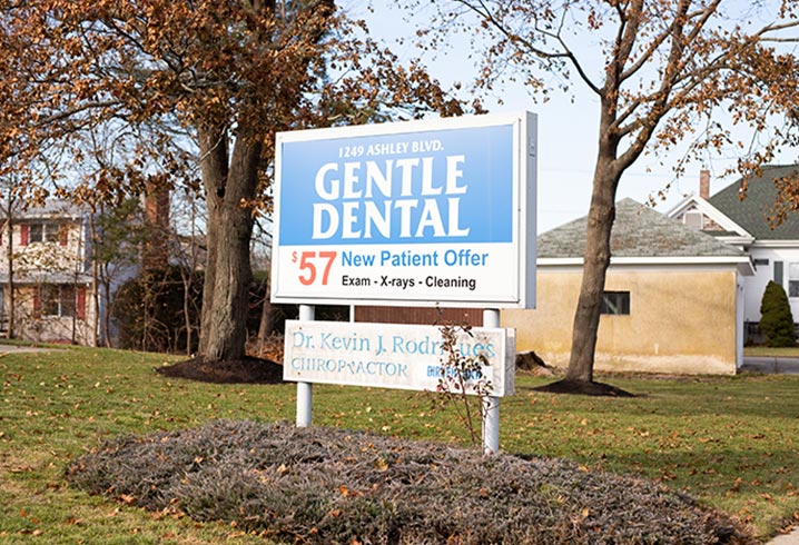 Gentle Dental New Bedford Signage