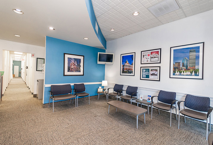 Gentle Dental West Roxbury Waiting Area