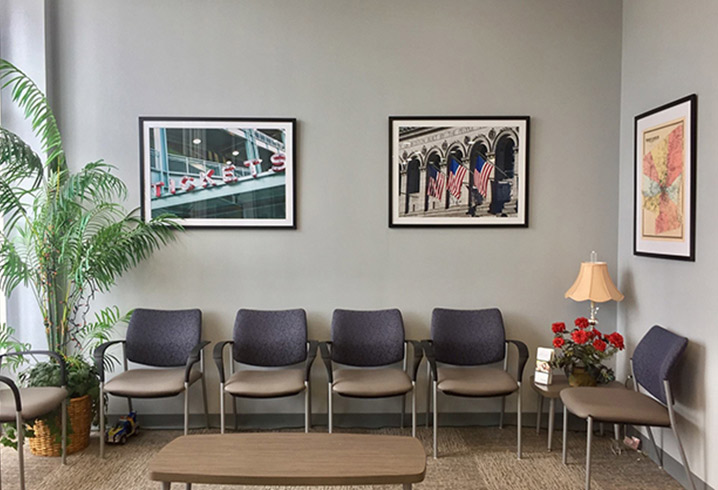 Gentle Dental Worcester Waiting Area