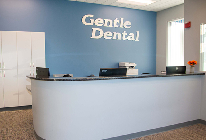 Gentle Dental Hudson office reception Area