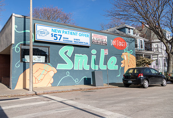 Gentle Dental Jamaica Plain Offer Signage