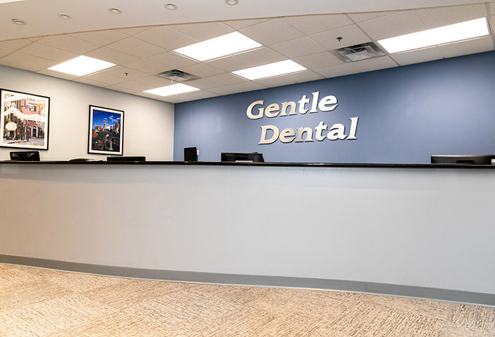 Gentle Dental South Boston Reception