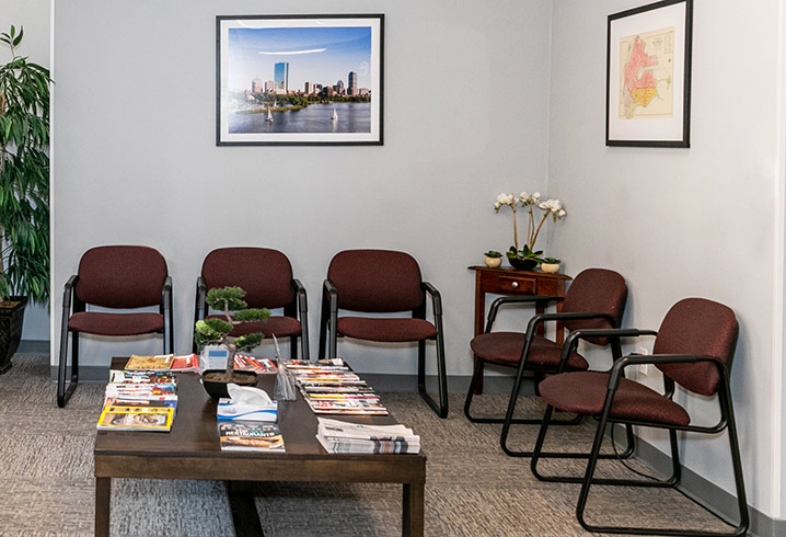 Gentle Dental South Boston Waiting Area