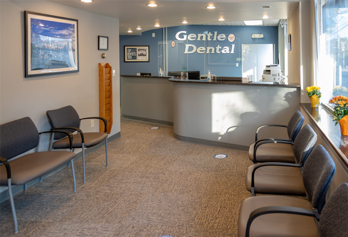 Gentle Dental Belmont Office Reception