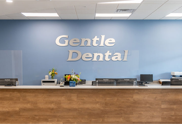 Gentle Dental South Willow Office Reception