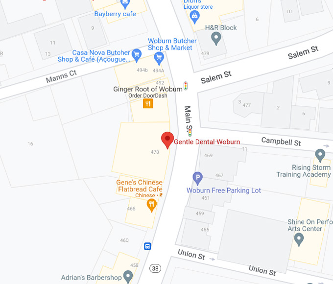 Gentle Dental Map Location