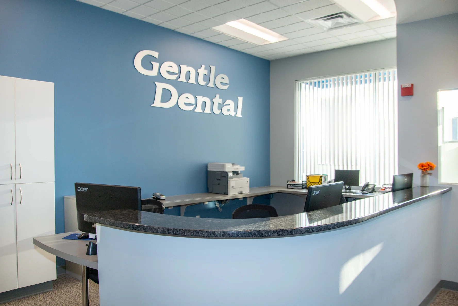 gentle dental hudson reception
