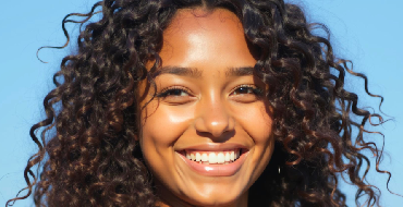 Woman smiling
