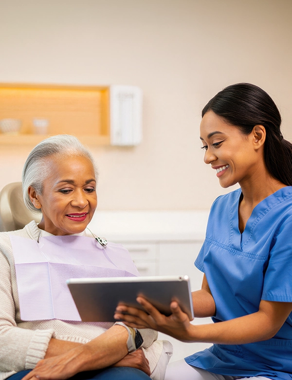 Old Women And Nurse