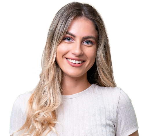 Woman smiling