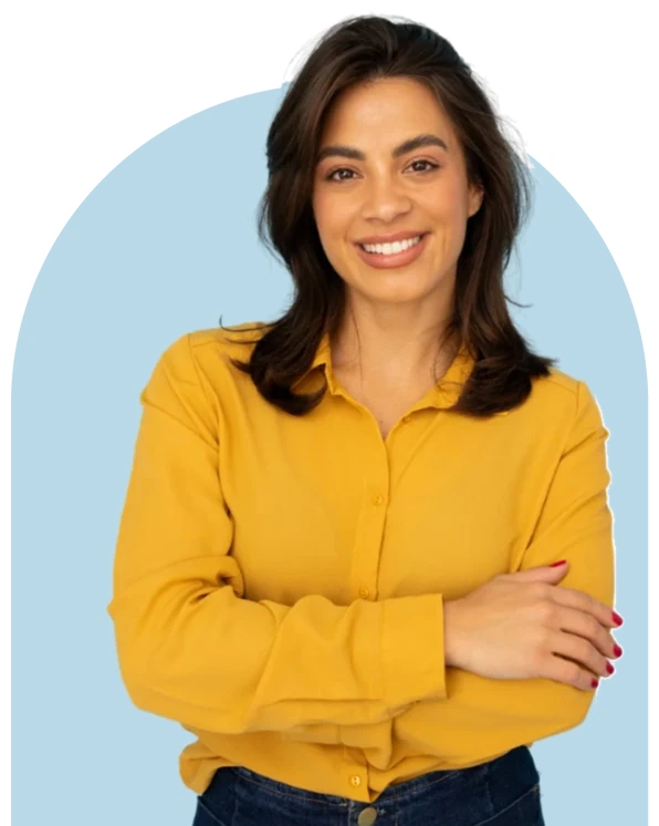 Woman smiling