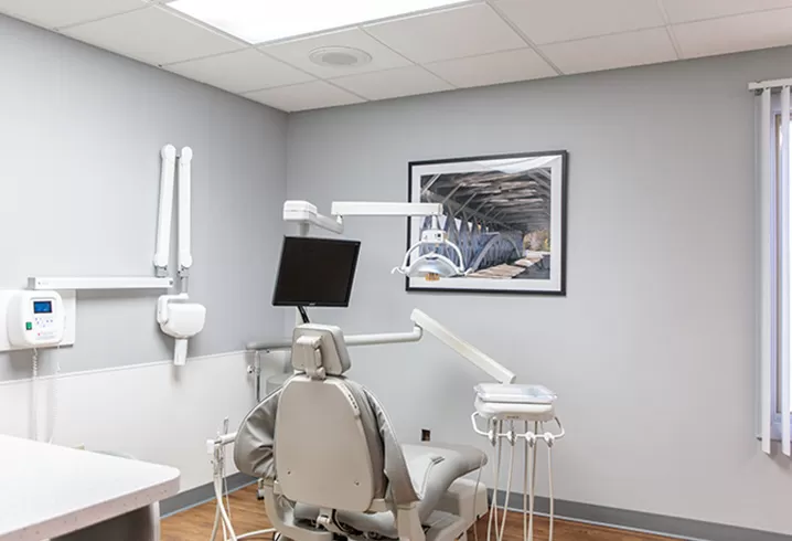 Gentle Dental Concord’s dental care treatment room